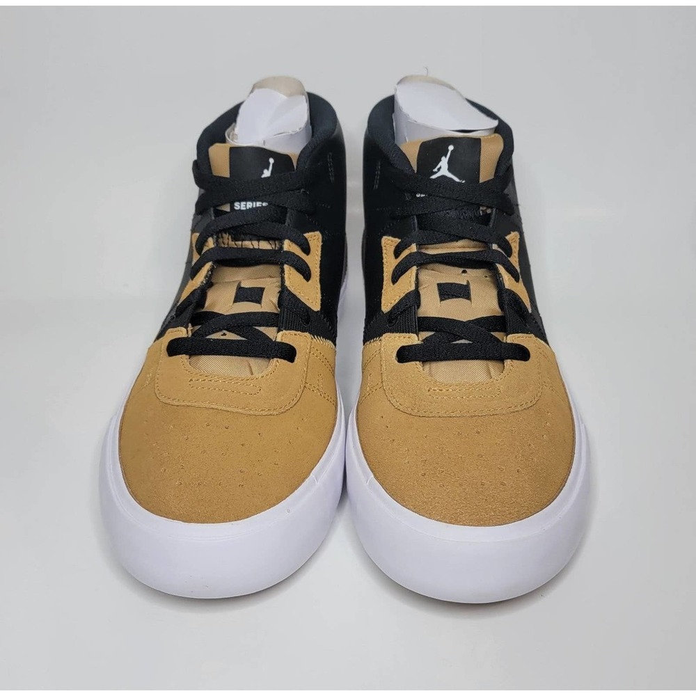 Nike Air Jordan Series Mid Black Gold Shoes Sneakers Men's 9.5 DA8026-017 11W